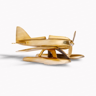 تندیس فلزی طلایی مدل هواپیما فردریک لورنز