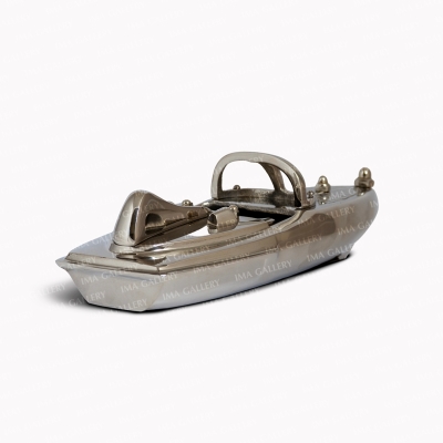 تندیس فلزی قایق  دلیکت فردریک لورنز نقره ای