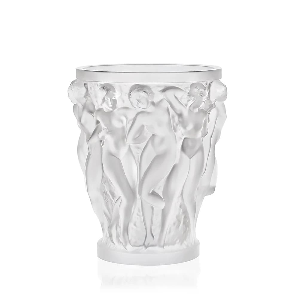 Lalique Bacchantes · Crystal vase