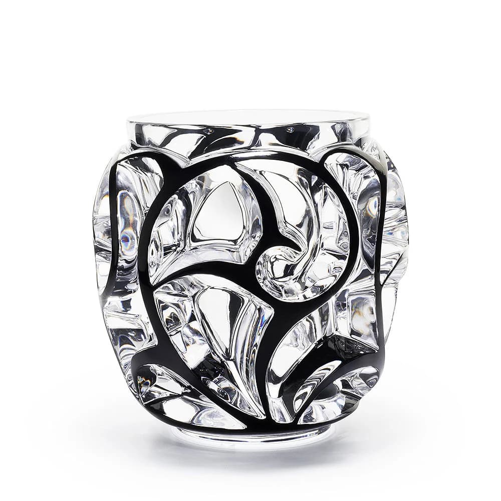 Lalique Tourbillons · Crystal vase